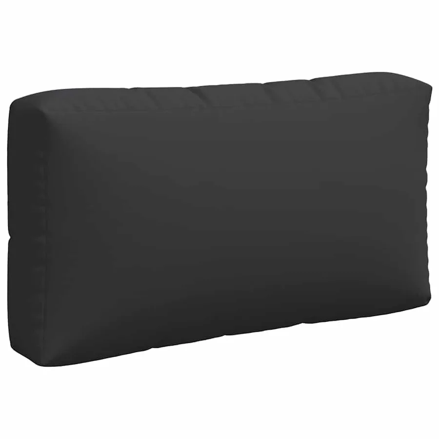 Coussins de palette lot de 3 noir tissu - 7