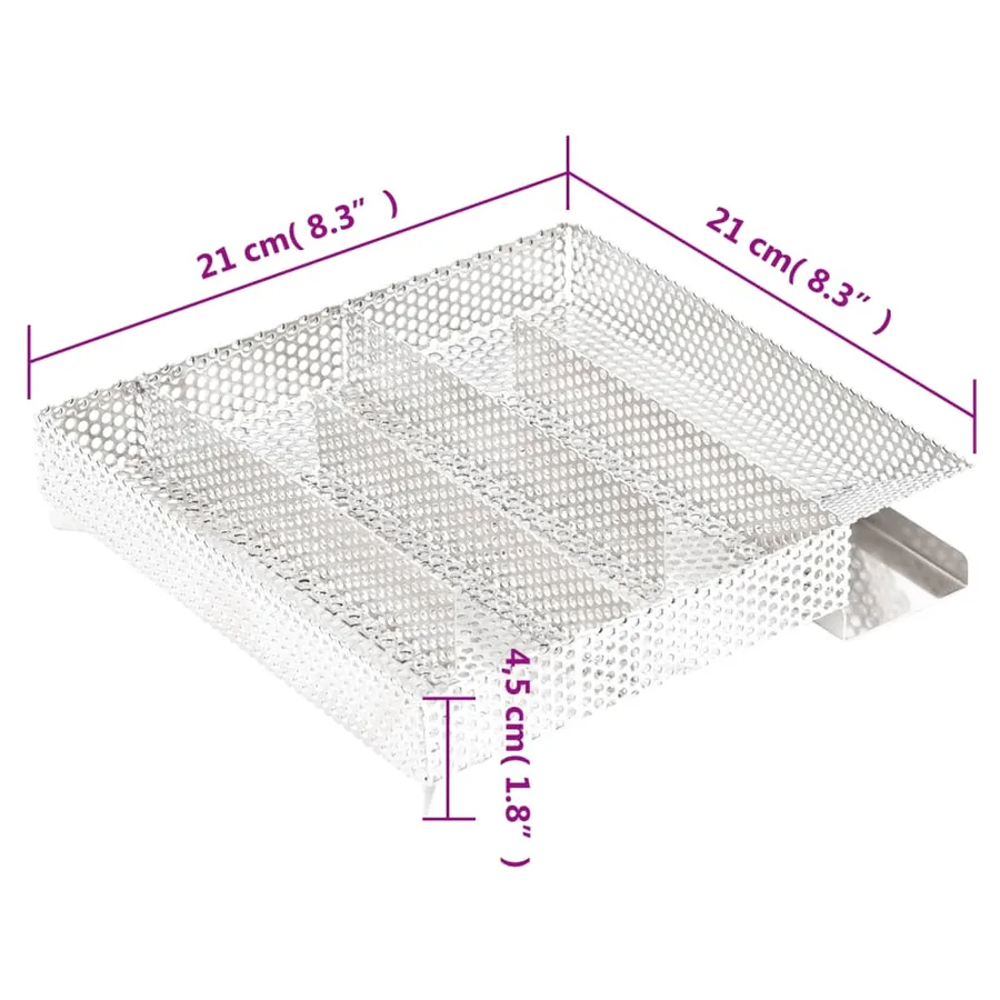 Générateur de fumée froide 5 chambres 21 cm acier inoxydable - 7