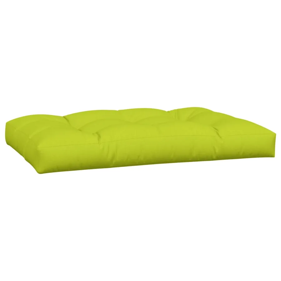 Coussins de palette lot de 2 vert vif tissu - 4