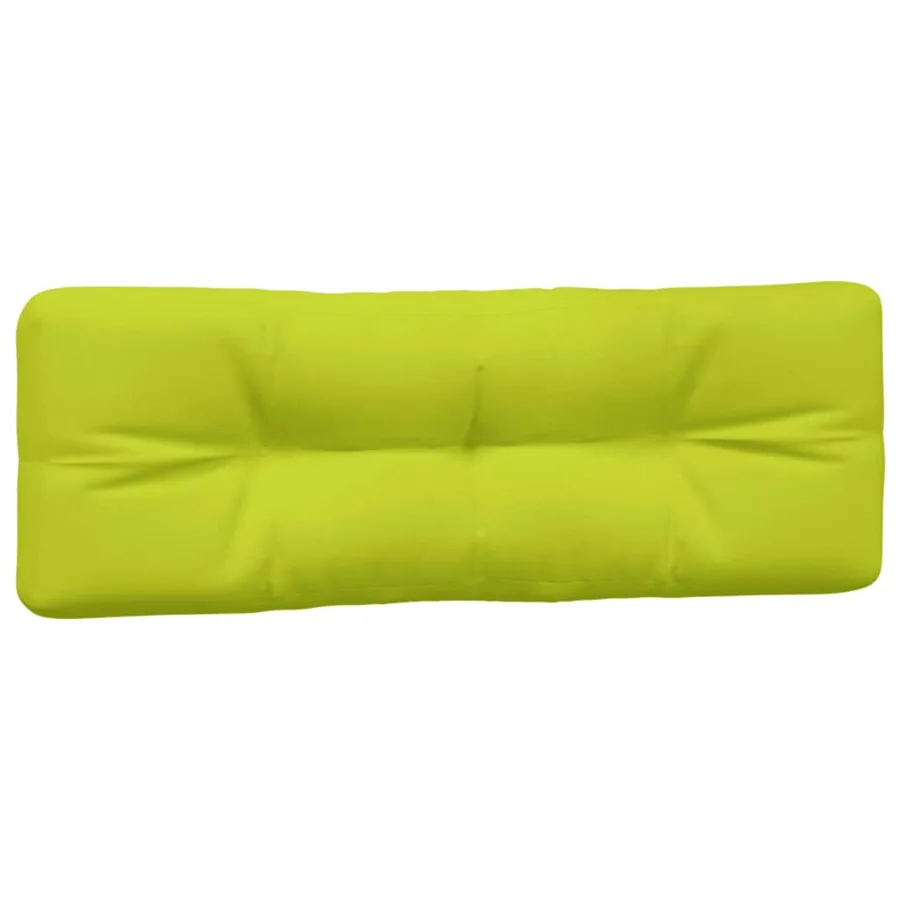 Coussins de palette lot de 2 vert vif tissu - 5