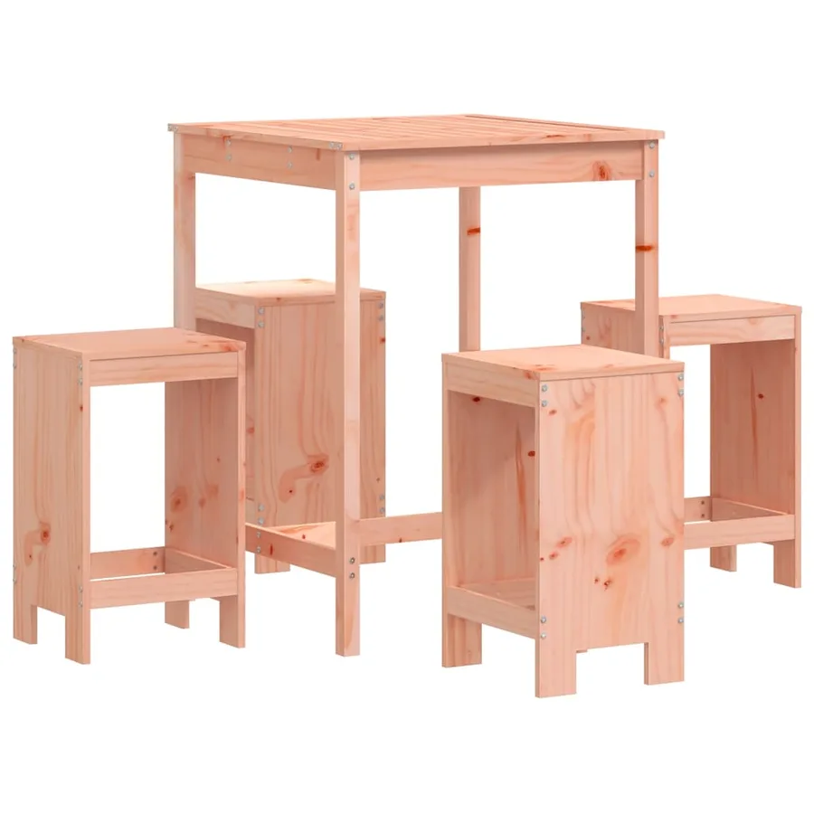 Ensemble de bar de jardin 5 pcs bois massif de Douglas - 2
