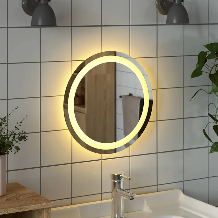 Miroir de salle de bain à LED 40 cm rond - 3
