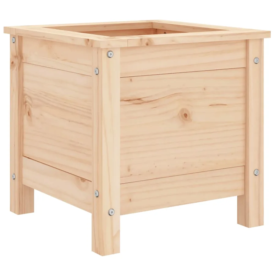 Jardinière 40x40x39 cm bois de pin massif - 2
