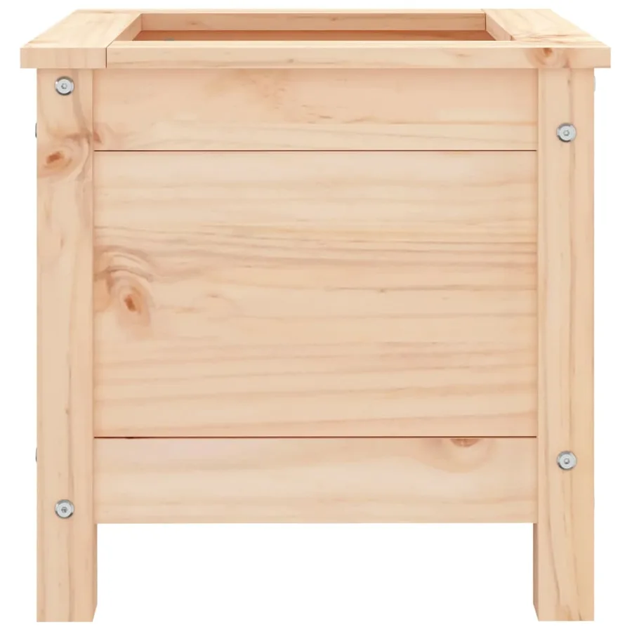 Jardinière 40x40x39 cm bois de pin massif - 5