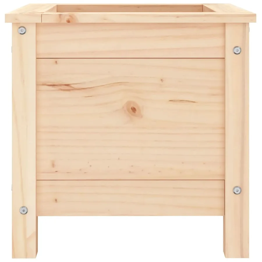 Jardinière 40x40x39 cm bois de pin massif - 6