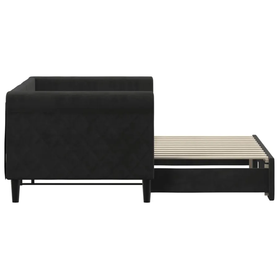 Lit de jour avec gigogne sans matelas 80x200 cm - 4