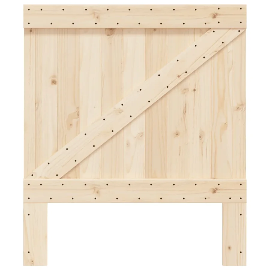 Tête de lit 90x104 cm bois massif de pin - 3