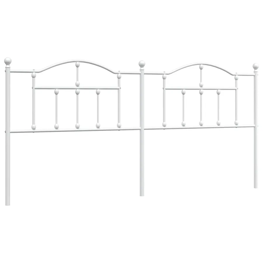 Tête de lit de remplacement métal blanc 193 cm - 2