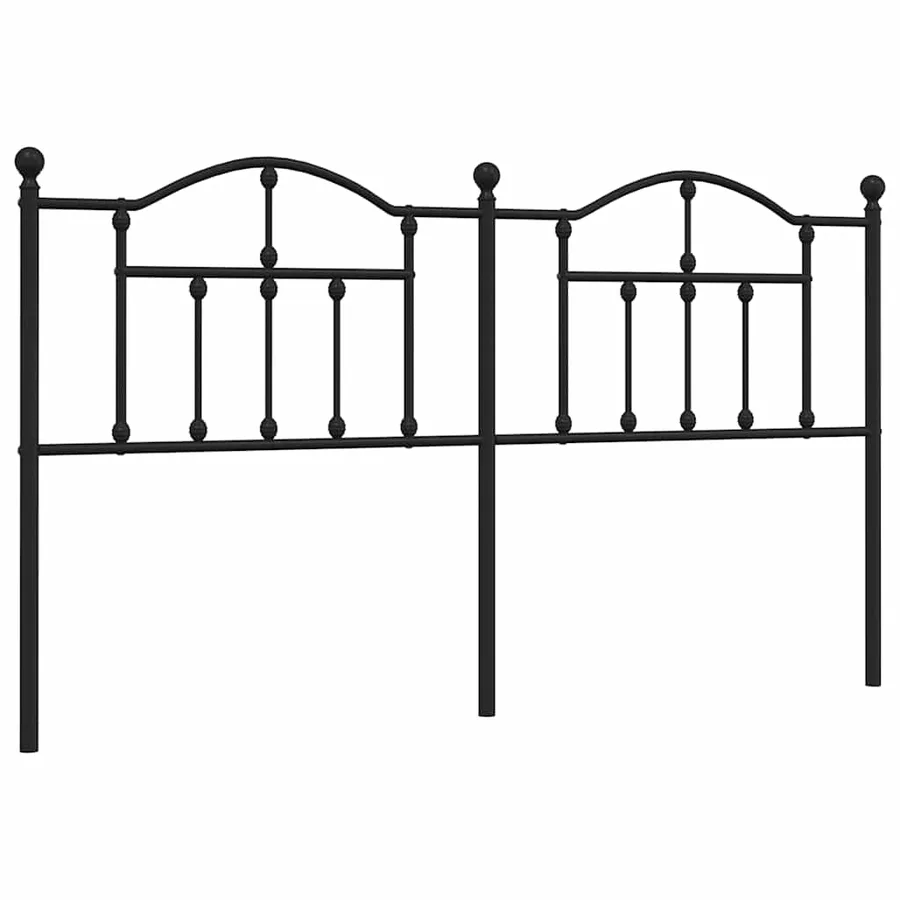 Tête de lit de remplacement métal noir 160 cm - 2