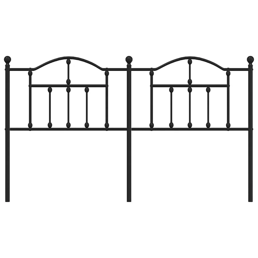 Tête de lit de remplacement métal noir 160 cm - 3