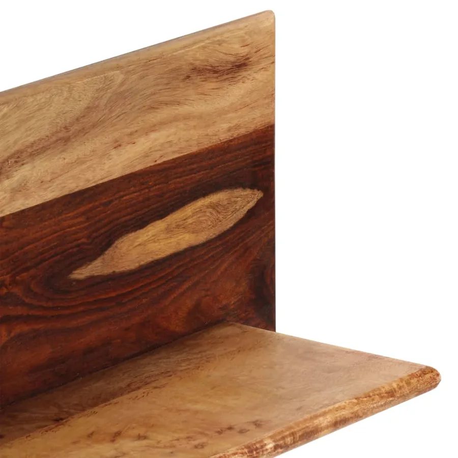 Étagères murales 2 pcs 58 x 26 x 20 cm Bois massif - 5