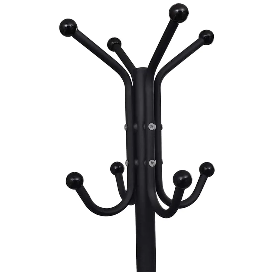 Portemanteau sur pied métal noir - 3