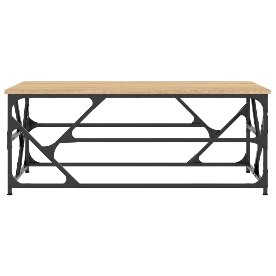 Table basse Chêne sonoma 100x50x40 cm Bois d'ingénierie - 4