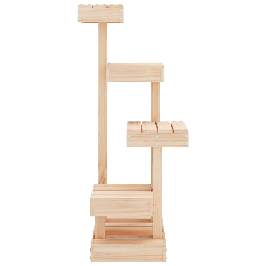 Arbre à chat 45,5x49x103 cm Bois de pin massif - 4