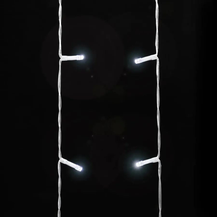 Guirlande de sapin de Noël 320 LED blanc froid 375 cm - 6