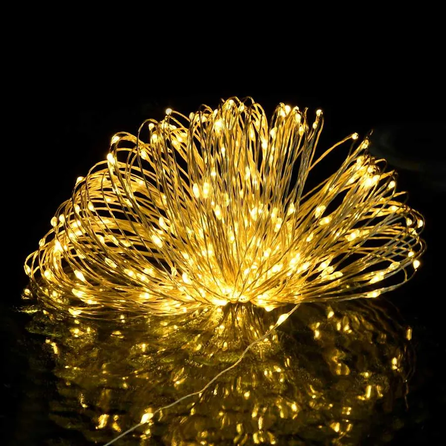 Guirlande LED avec 300 LED Blanc chaud 30 m - 4