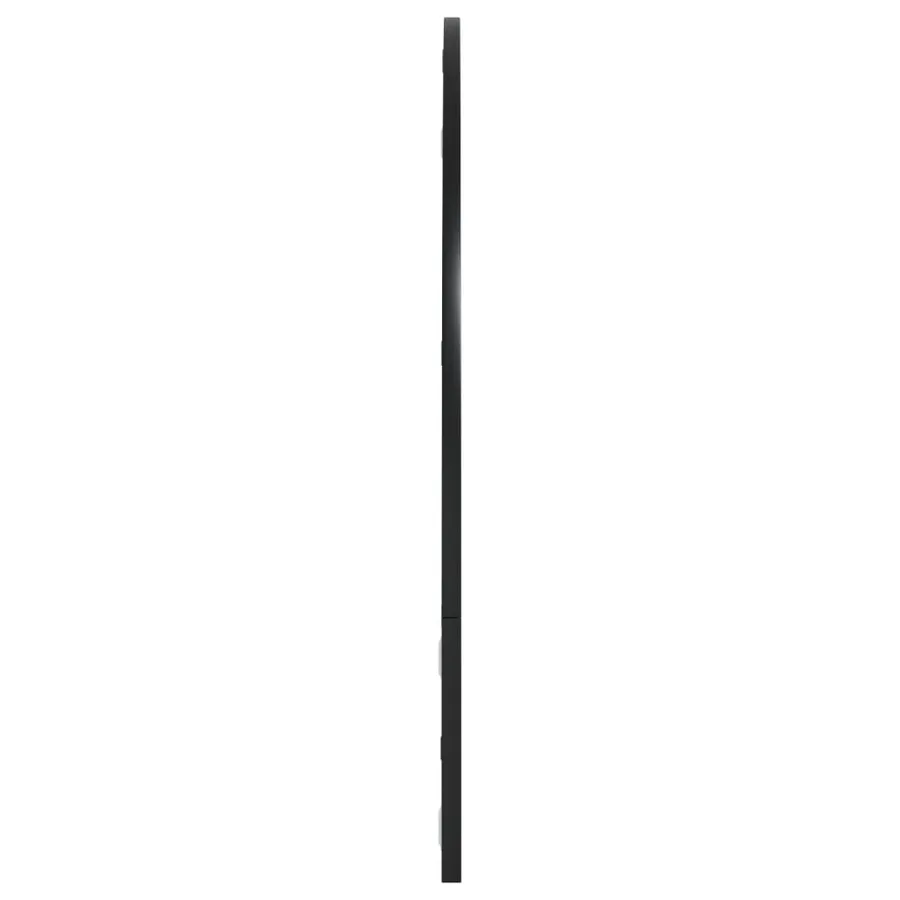 Miroir mural noir 100x70 cm arche fer - 4