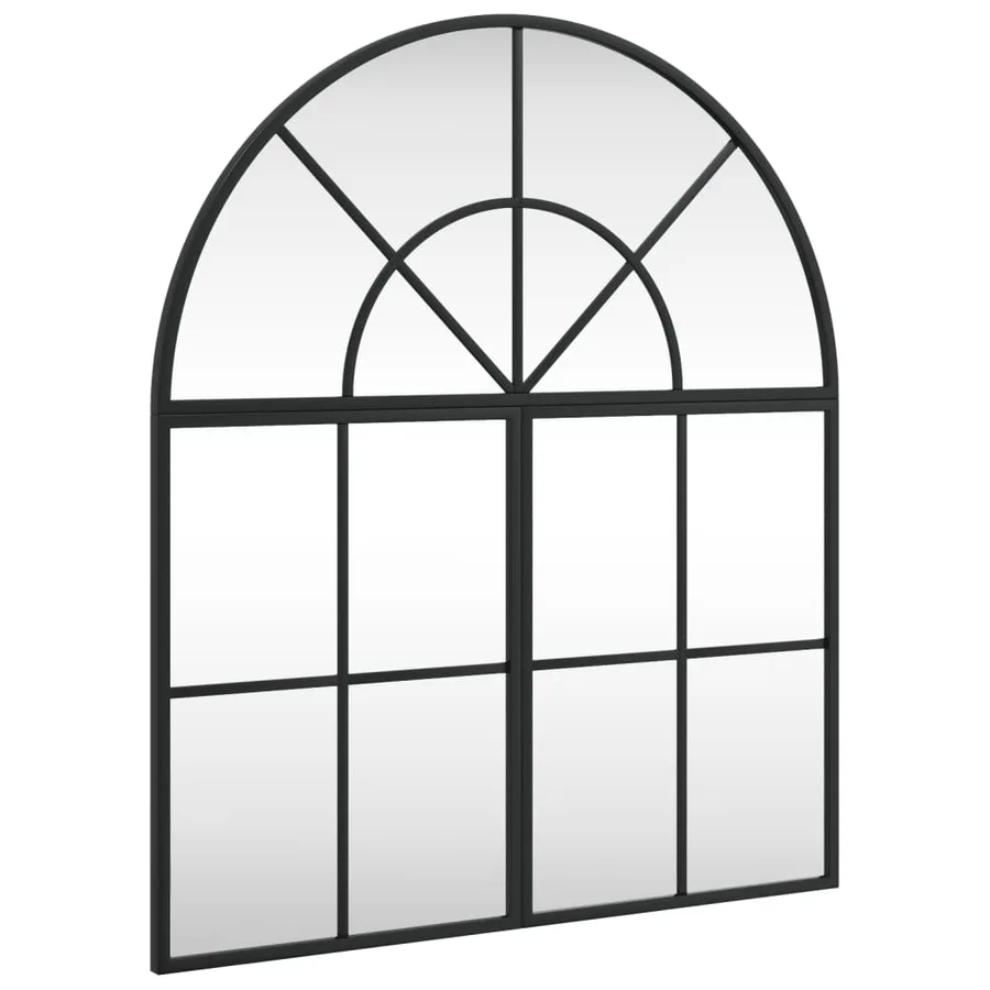 Miroir mural noir 60x70 cm arche fer - 2
