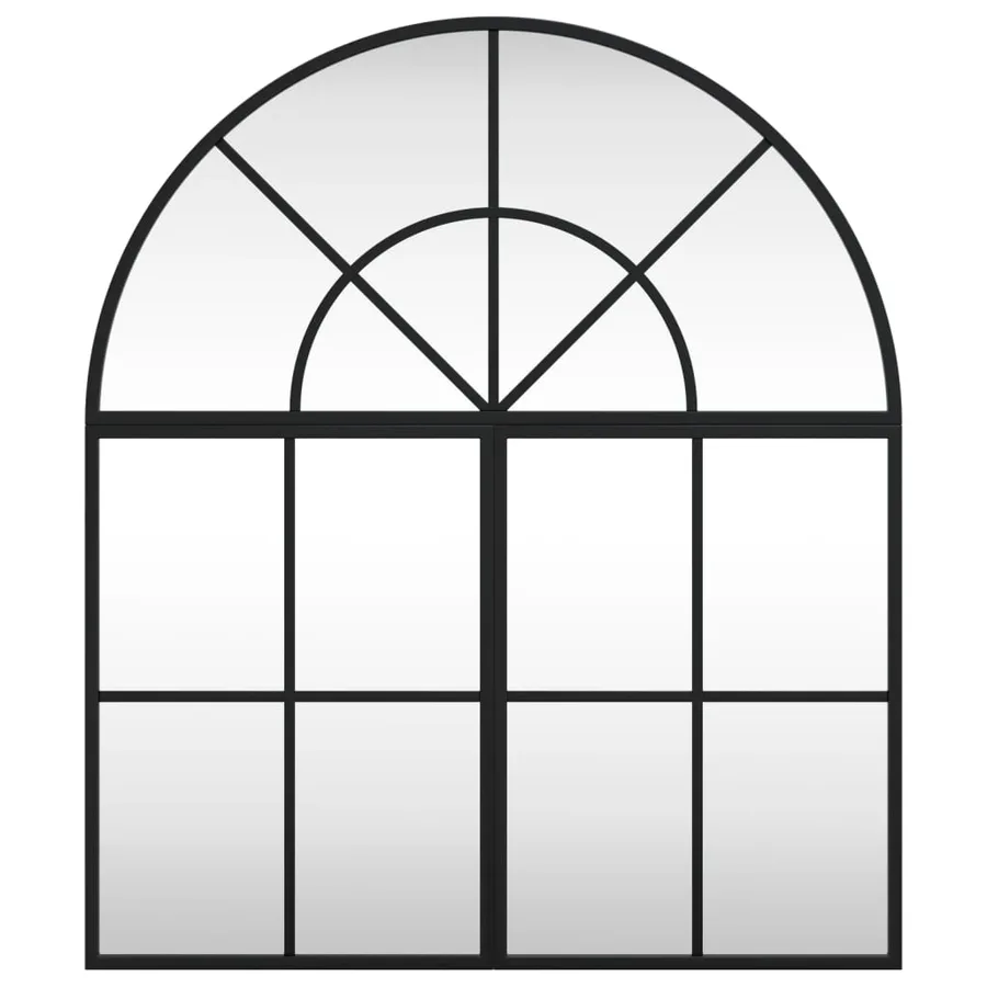 Miroir mural noir 60x70 cm arche fer - 3