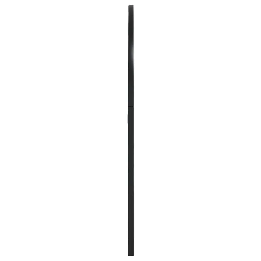 Miroir mural noir 60x70 cm arche fer - 4