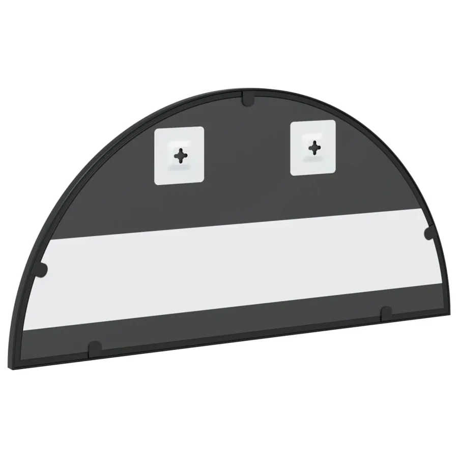 Miroir mural noir 60x30 cm arche fer - 5