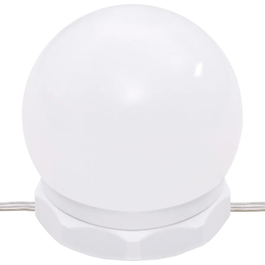 Ensemble de coiffeuse avec LED Chêne fumé Bois d'ingénierie - 13