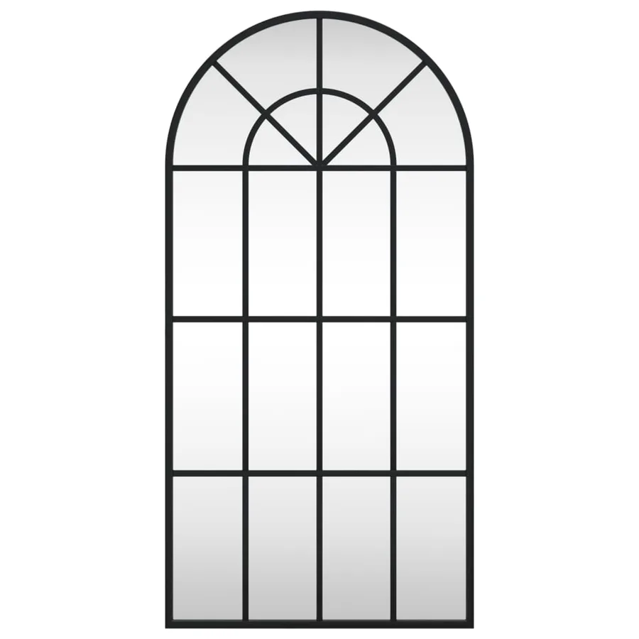 Miroir mural noir 40x80 cm arche fer - 3