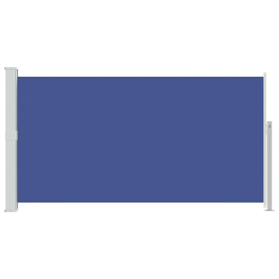 Auvent latéral rétractable de patio 170x300 cm Bleu - 4