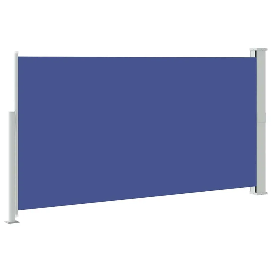 Auvent latéral rétractable de patio 170x300 cm Bleu - 6