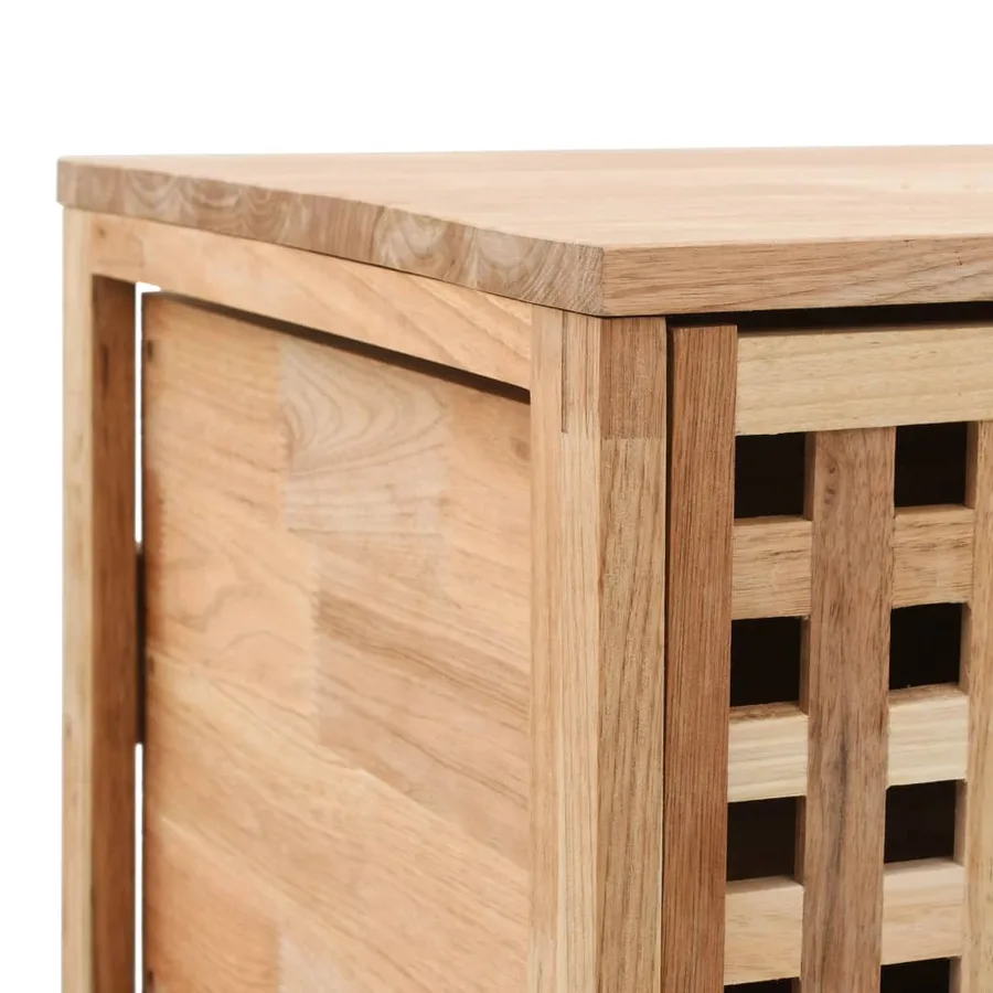Armoire de salle de bains 41x41x91 cm Bois de noyer massif - 5