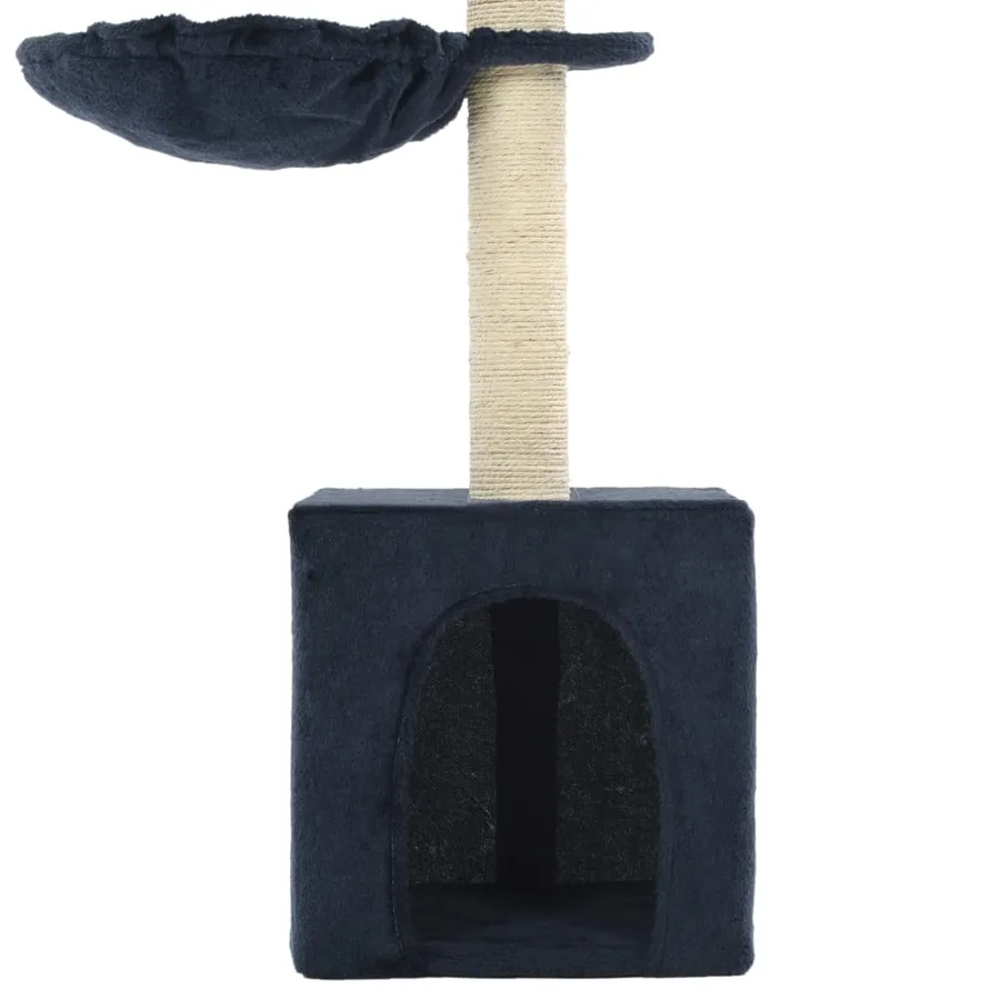 Arbre à chat avec griffoirs en sisal 105 cm Bleu - 5