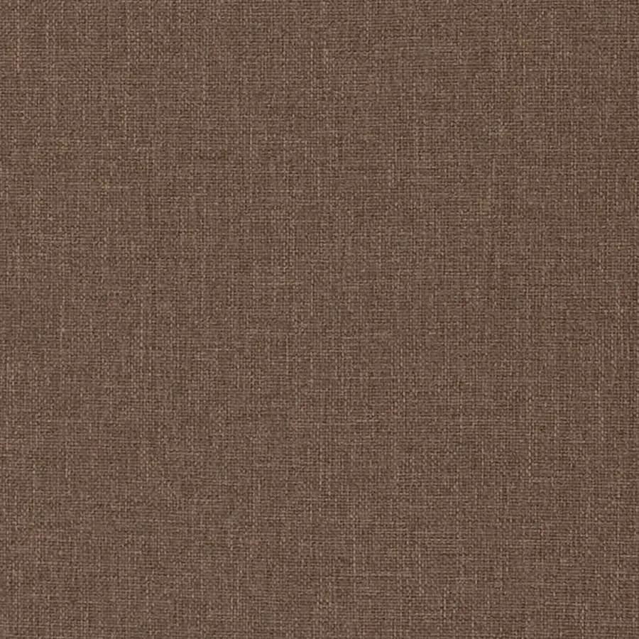 Chaise de relaxation avec tabouret Marron Tissu - 11