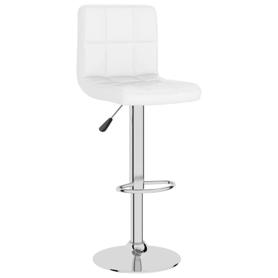 Tabouret de bar Blanc Similicuir - 2