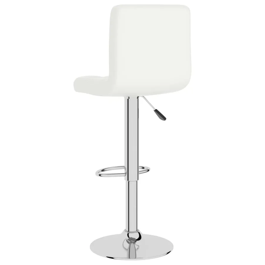 Tabouret de bar Blanc Similicuir - 5