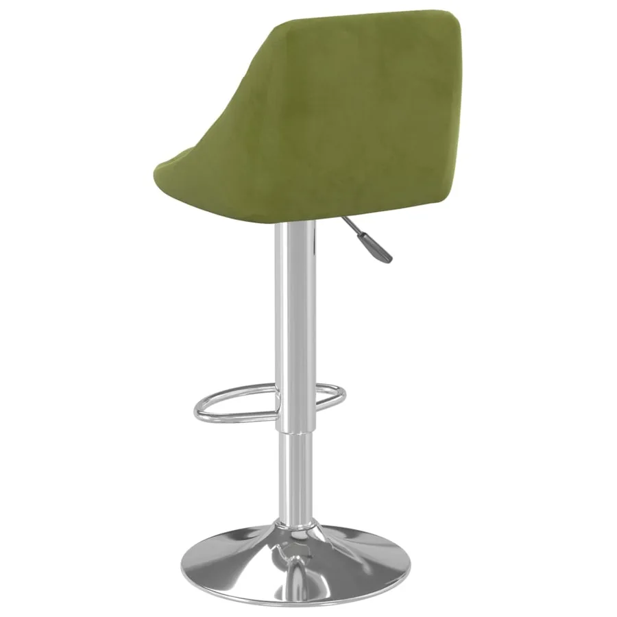 Tabouret de bar Vert clair Velours - 5