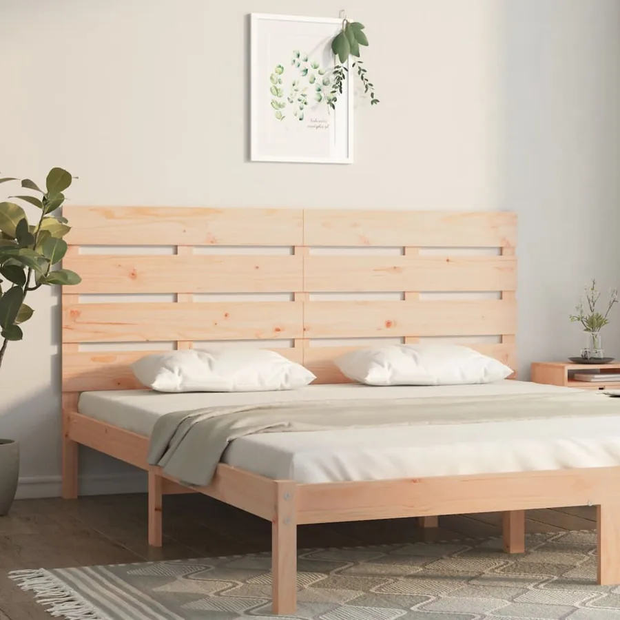 Tête de lit 150x3x80 cm Bois massif de pin