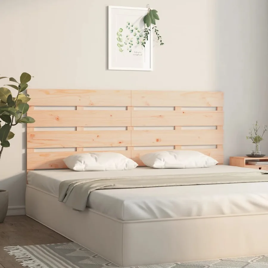Tête de lit 150x3x80 cm Bois massif de pin - 3