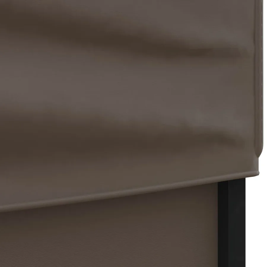 Tente de réception pliable avec parois Taupe 3x3 m - 6