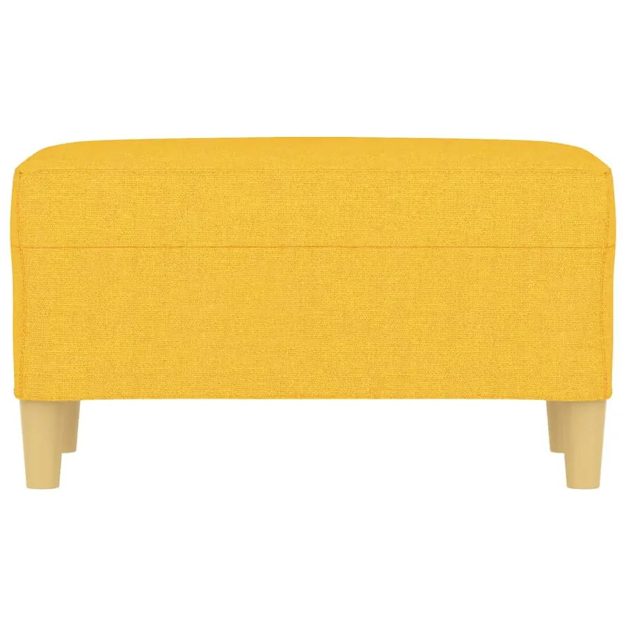 Banc Jaune clair 70x35x41 cm Tissu - 3