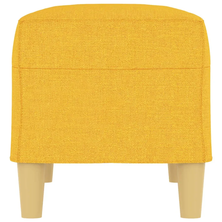 Banc Jaune clair 70x35x41 cm Tissu - 4