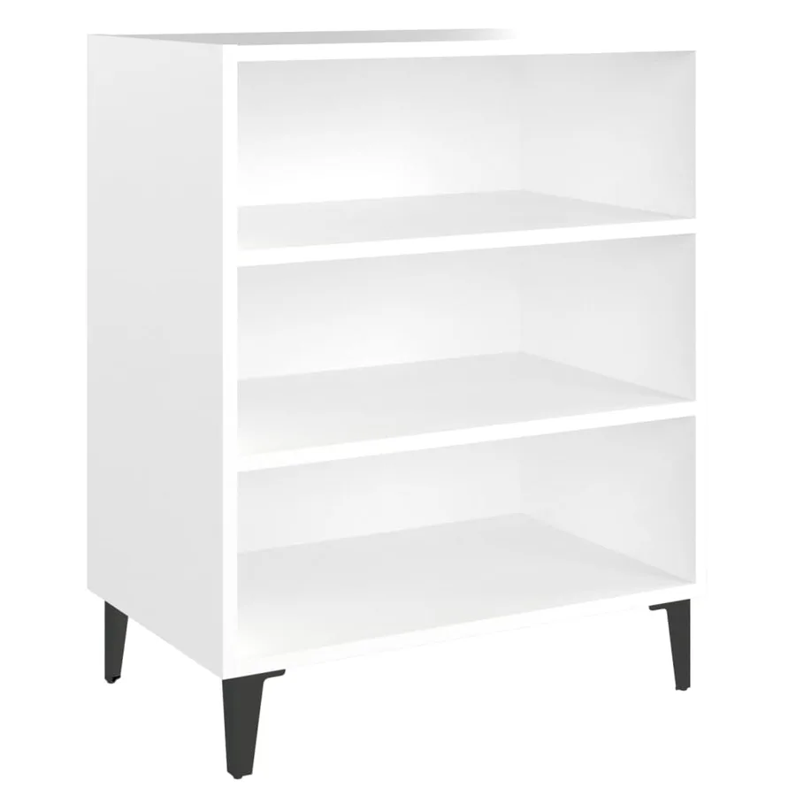 Buffet blanc 57x35x70 cm bois d’ingénierie - 2