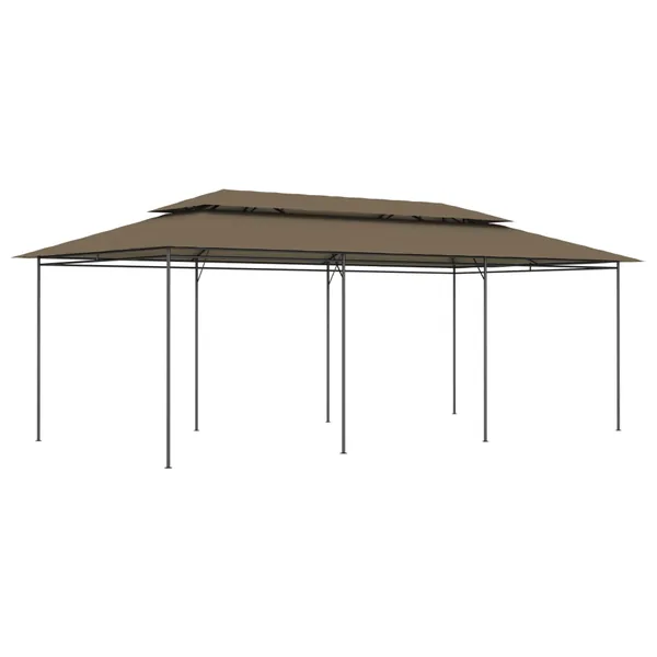 Chapiteau 600x298x270 cm Taupe 180 g/m²