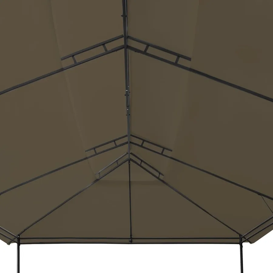 Chapiteau 600x298x270 cm Taupe 180 g/m² - 4