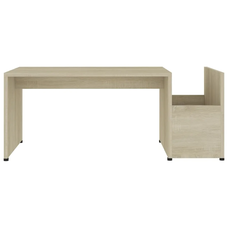 Table basse Chêne sonoma 90x45x35 cm bois d’ingénierie - 4