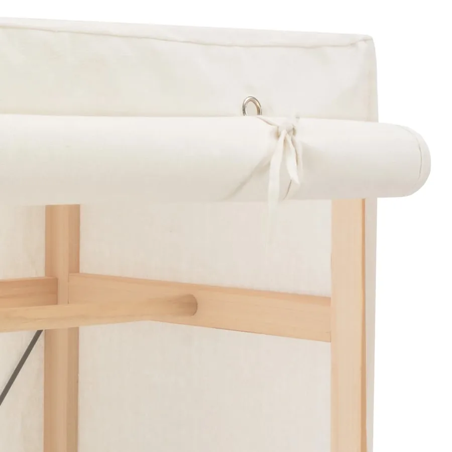 Garde-robe Blanc 79 x 40 x 170 cm Tissu - 4