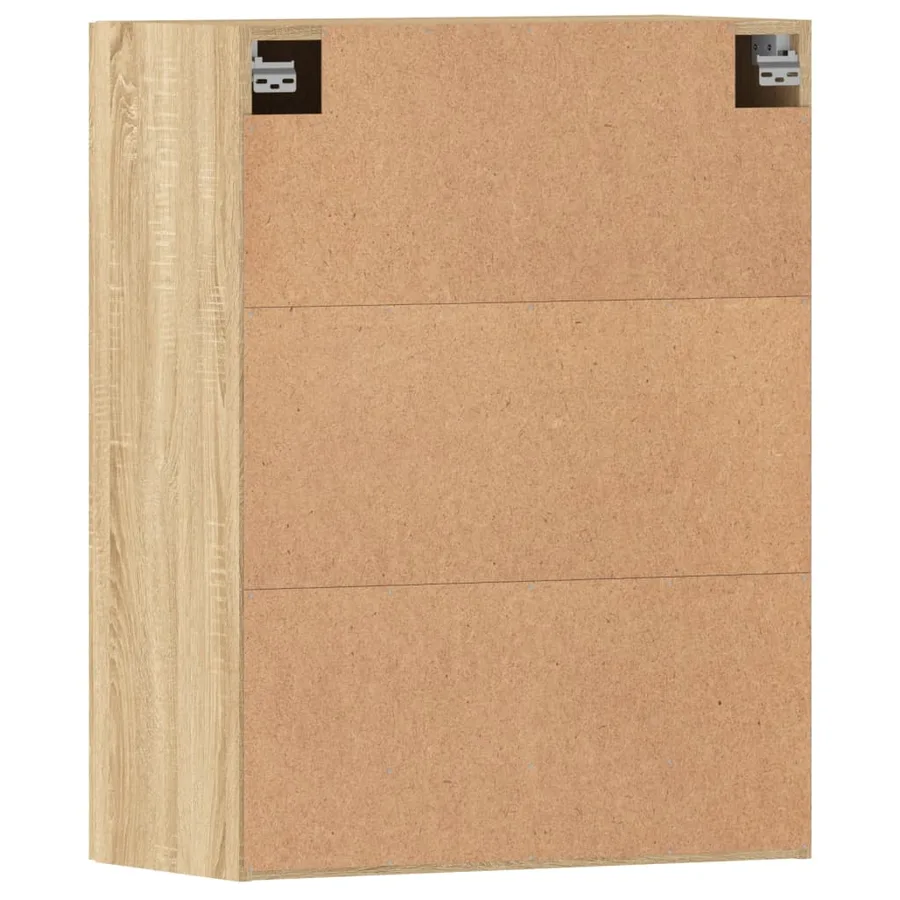 Armoires murales 2 pcs chêne sonoma bois d'ingénierie - 9