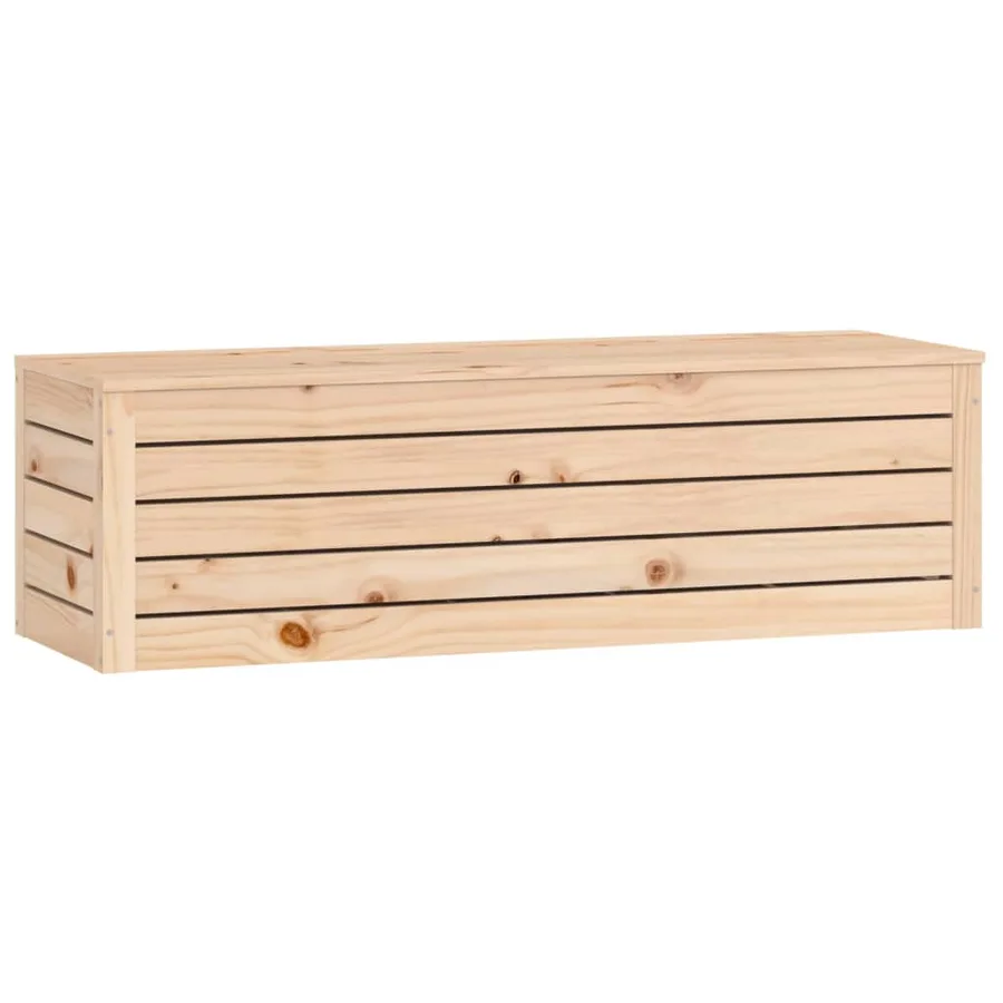 Boîte de rangement 109x36,5x33 cm Bois massif de pin - 4