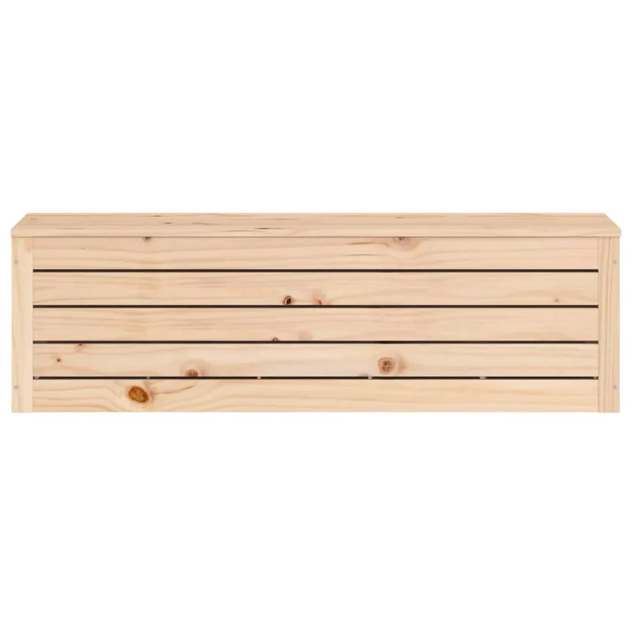 Boîte de rangement 109x36,5x33 cm Bois massif de pin - 5