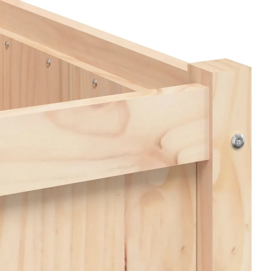 Jardinières 2 pcs bois de pin massif - 10