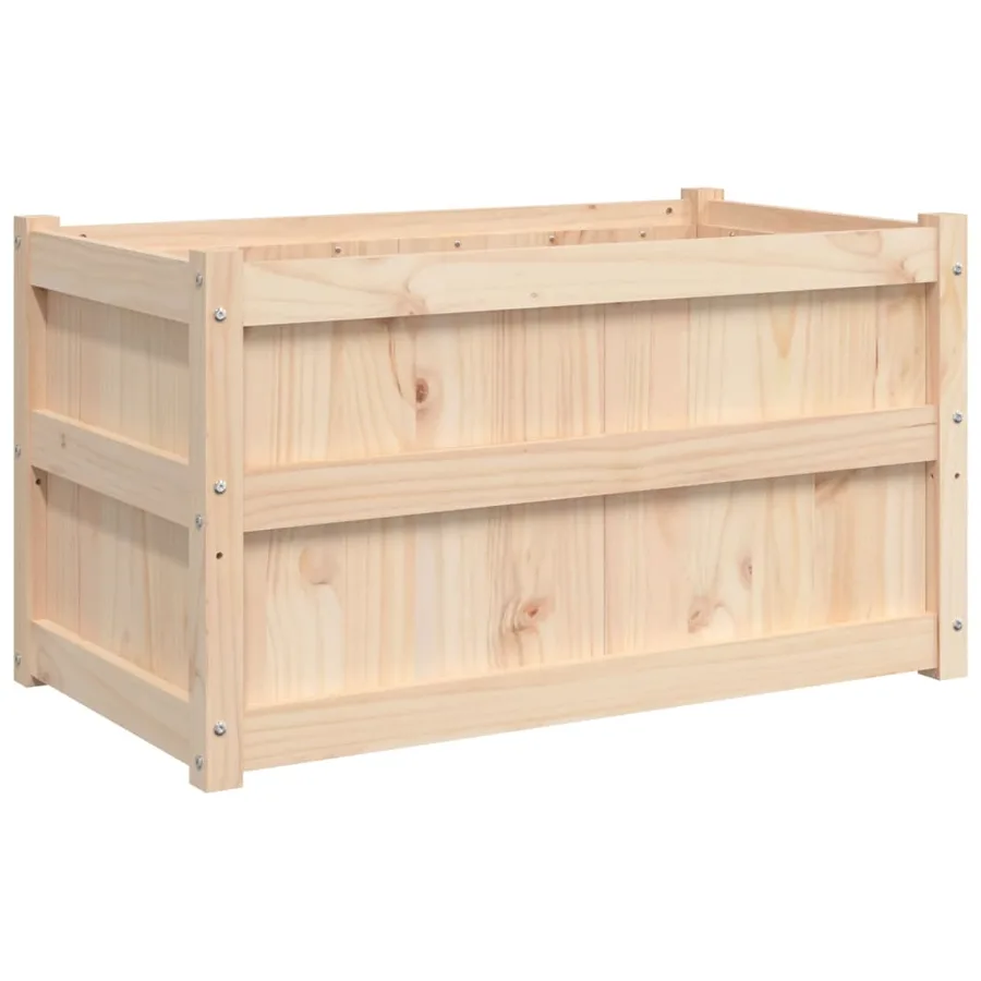 Jardinières 2 pcs bois de pin massif - 5